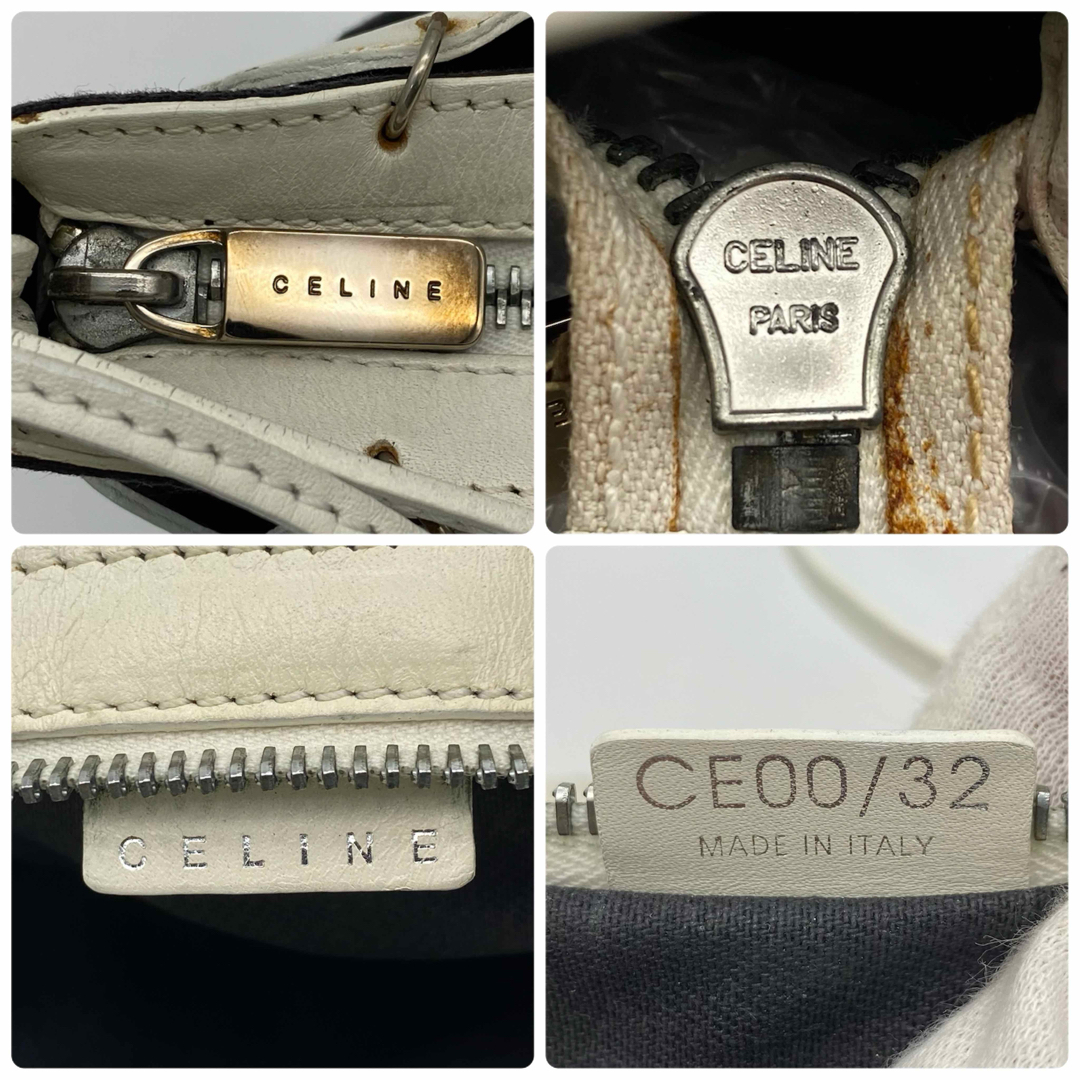 CELINE - CELINE ショルダーバッグ フラワーモチーフ デイジー CELINE - CELINE ショルダーバッグ フラワーモチーフ デイジー