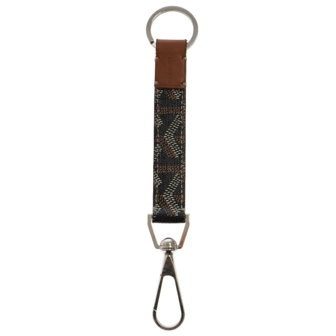 GOYARD - GOYARD ゴヤール Key Ring レザー キーリング ブラック GOYARD - GOYARD ゴヤール Key Ring レザー キーリング ブラック