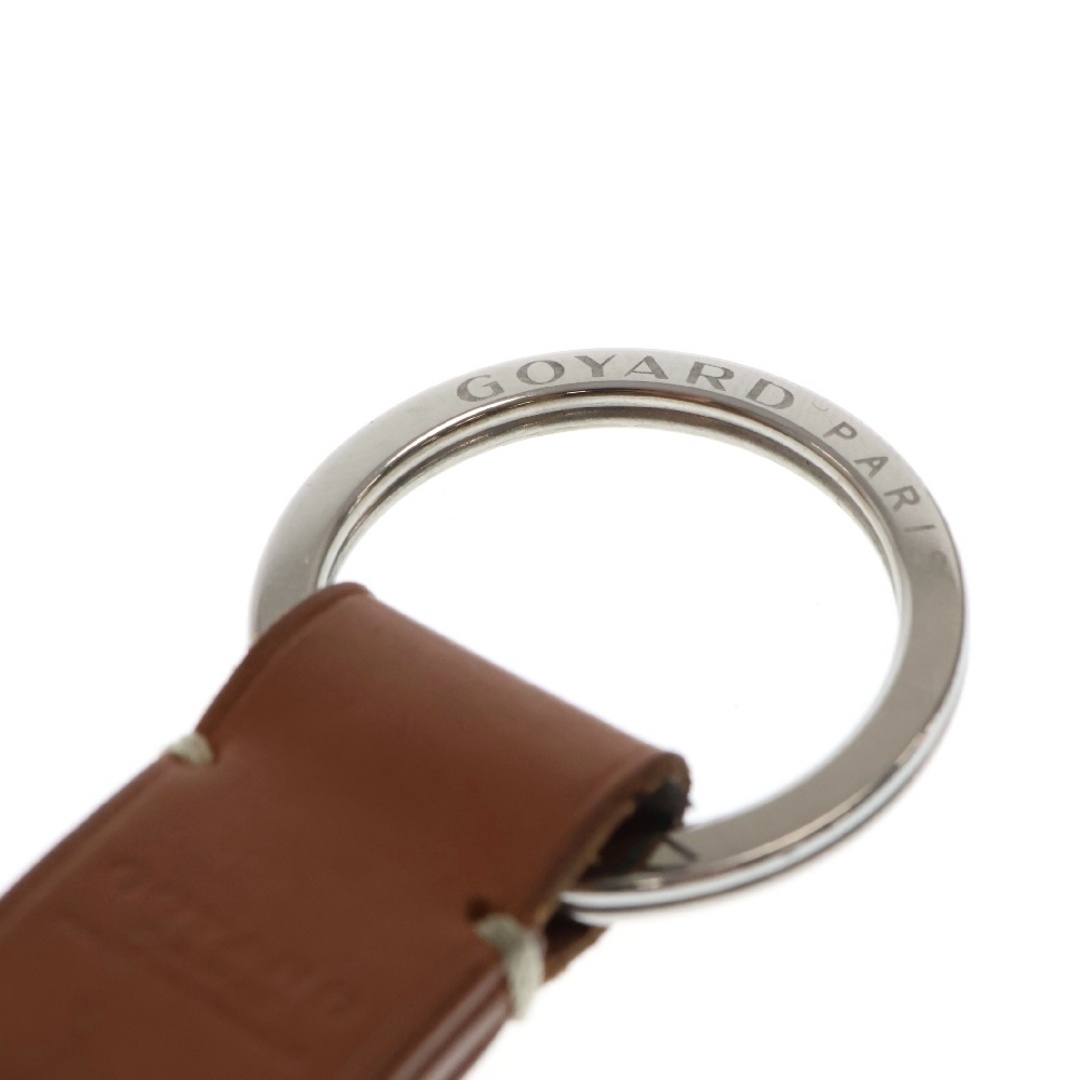 GOYARD - GOYARD ゴヤール Key Ring レザー キーリング ブラック GOYARD - GOYARD ゴヤール Key Ring レザー キーリング ブラック