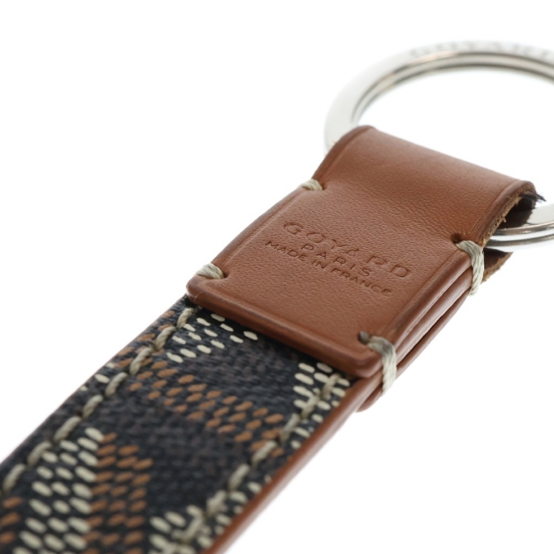 GOYARD - GOYARD ゴヤール Key Ring レザー キーリング ブラック GOYARD - GOYARD ゴヤール Key Ring レザー キーリング ブラック