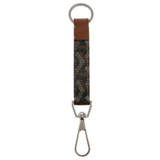 GOYARD - GOYARD ゴヤール Key Ring レザー キーリング ブラック GOYARD - GOYARD ゴヤール Key Ring レザー キーリング ブラック