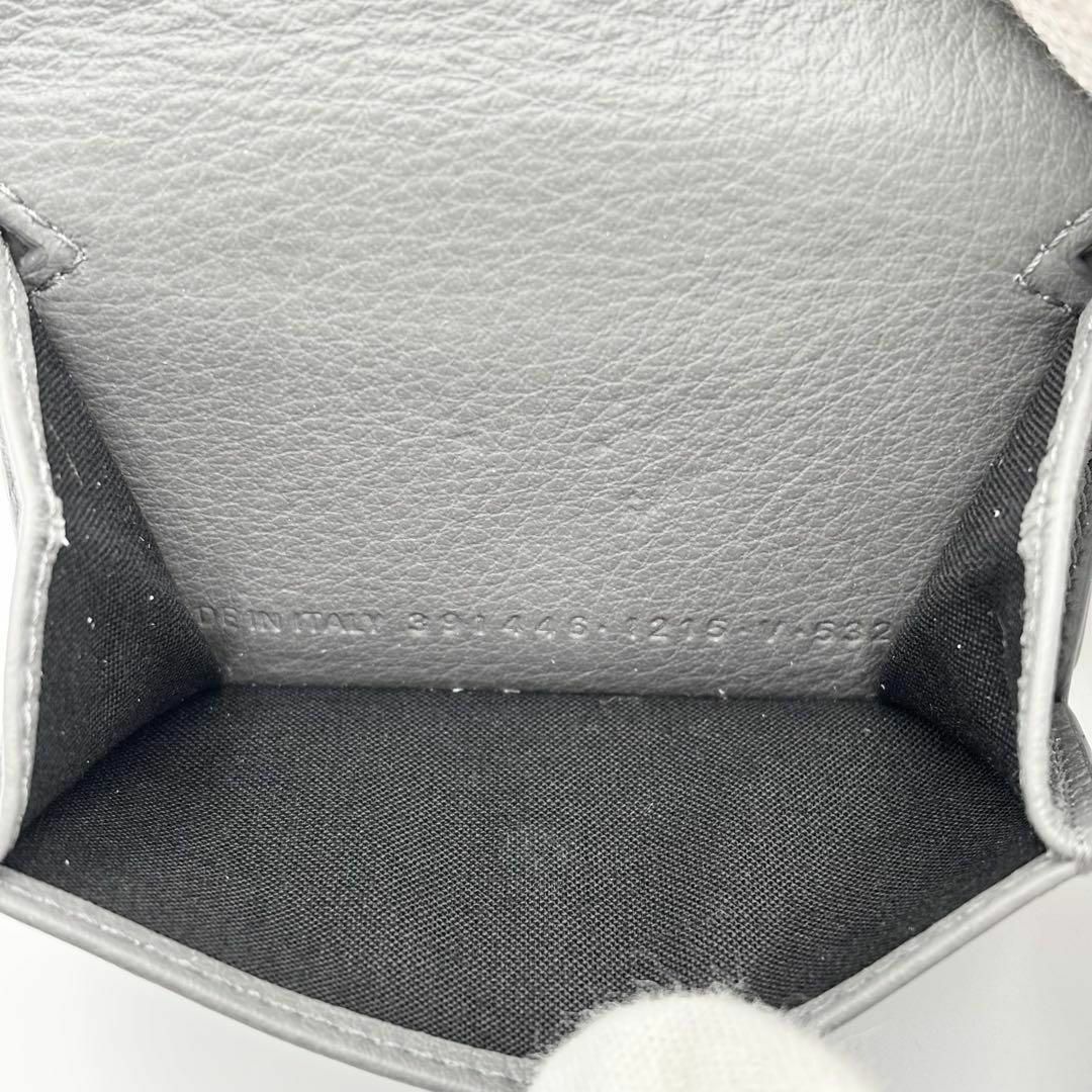 BALENCIAGA - 新品未使用 BALENCIAGA ペーパーミニウォレット 三 BALENCIAGA - 新品未使用 BALENCIAGA ペーパーミニウォレット 三
