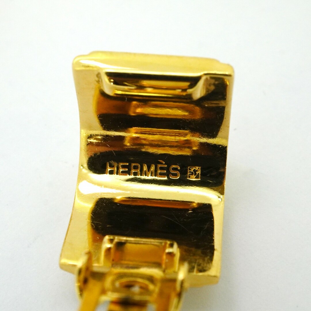 HERMES - 【5jdb0291】エルメス イヤリング エマイユ GPメッキ HERMES - 【5jdb0291】エルメス イヤリング エマイユ GPメッキ