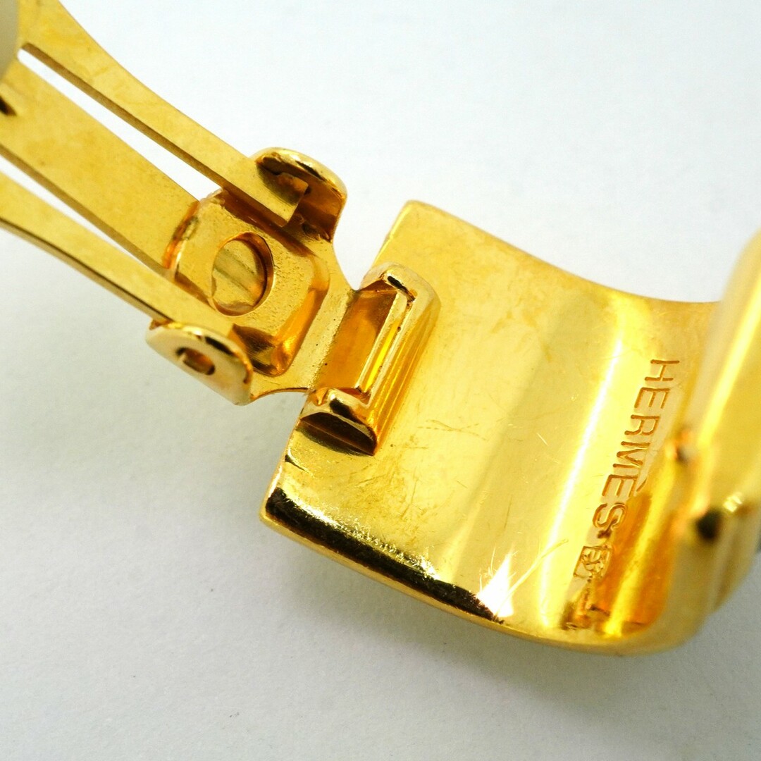 HERMES - 【5jdb0291】エルメス イヤリング エマイユ GPメッキ HERMES - 【5jdb0291】エルメス イヤリング エマイユ GPメッキ