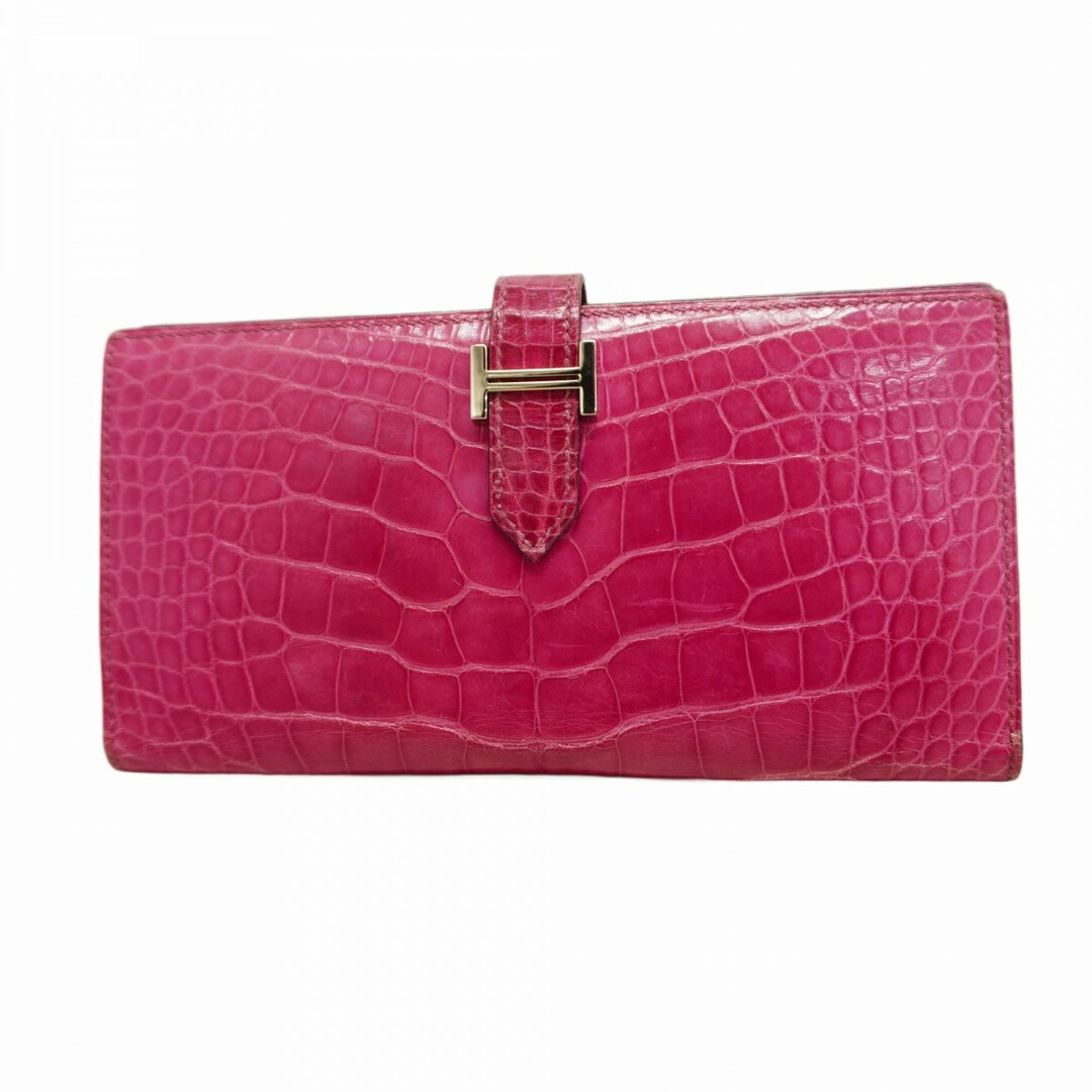 HERMES - 【5db3163】エルメス 長財布 ベアン アリゲーター HERMES - 【5db3163】エルメス 長財布 ベアン アリゲーター