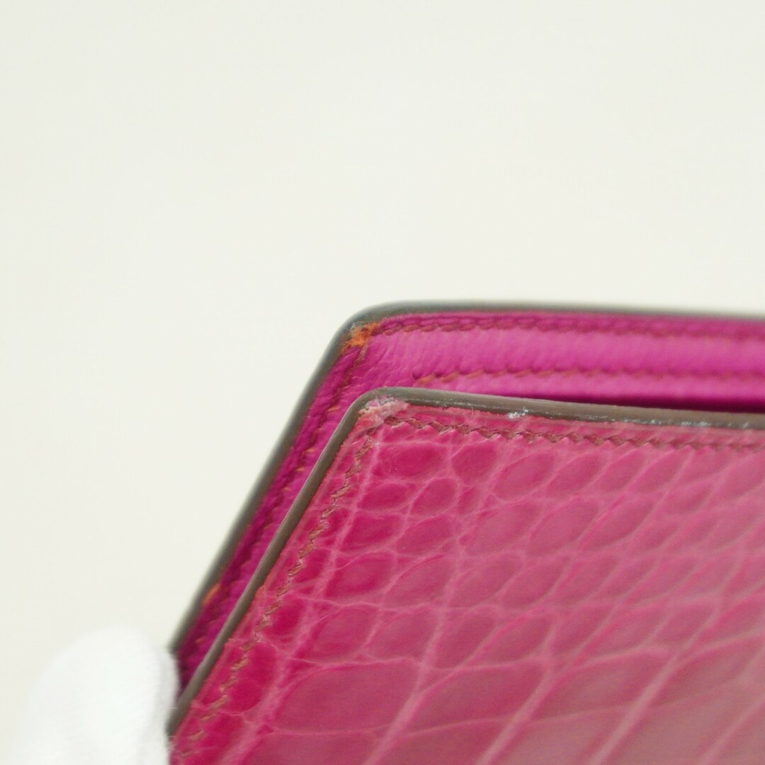 HERMES - 【5db3163】エルメス 長財布 ベアン アリゲーター HERMES - 【5db3163】エルメス 長財布 ベアン アリゲーター