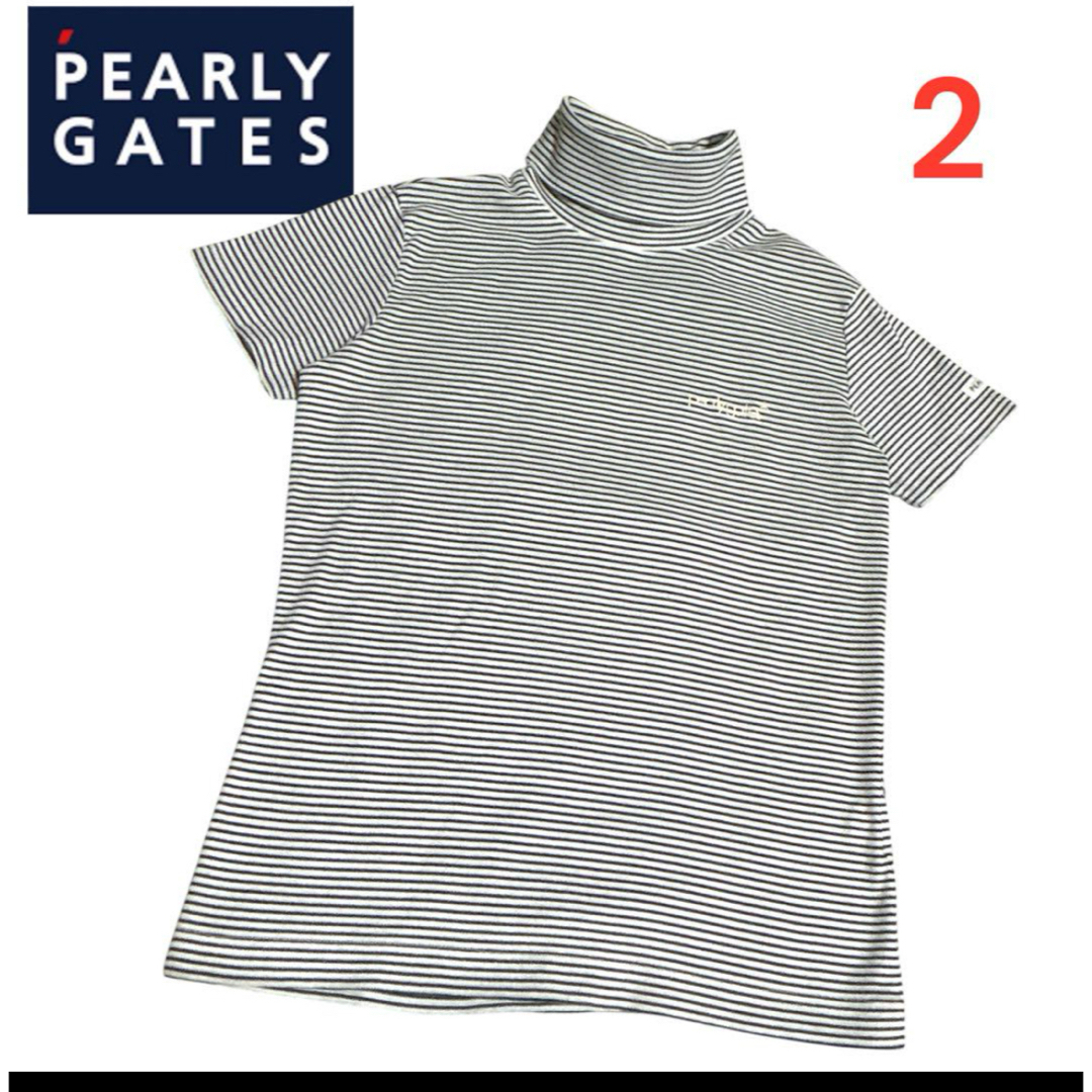 PEARLY GATES - パーリーゲイツ モックネック ハイネック 半袖 PEARLY GATES - パーリーゲイツ モックネック ハイネック 半袖
