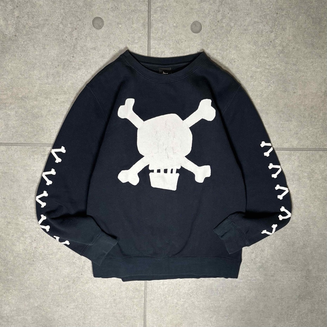 STUSSY - OLD STUSSY スウェット 骨 スカル ドクロ 全面プリント STUSSY - OLD STUSSY スウェット 骨 スカル ドクロ 全面プリント