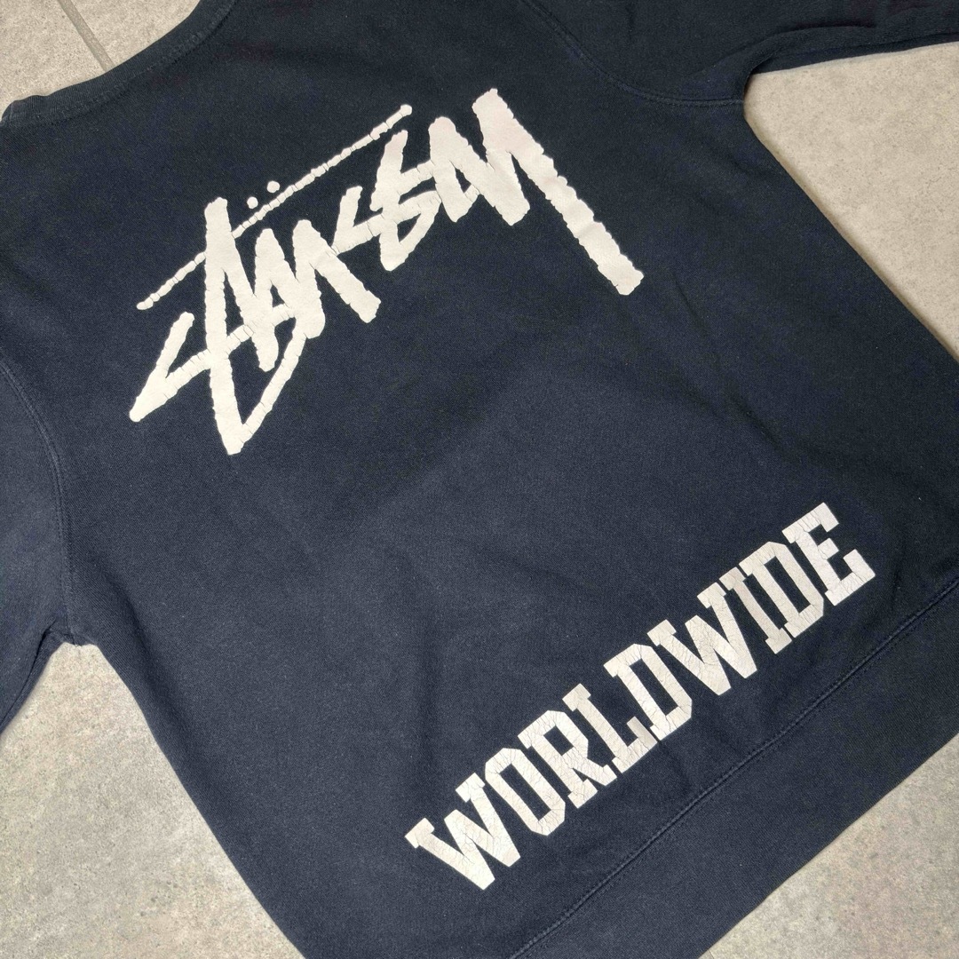 STUSSY - OLD STUSSY スウェット 骨 スカル ドクロ 全面プリント STUSSY - OLD STUSSY スウェット 骨 スカル ドクロ 全面プリント