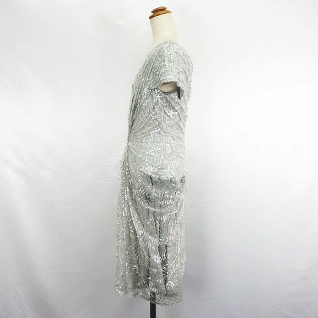 TADASHI SHOJI - タダシショージ ドレス 半袖 ロング丈 ドレープ TADASHI SHOJI - タダシショージ ドレス 半袖 ロング丈 ドレープ