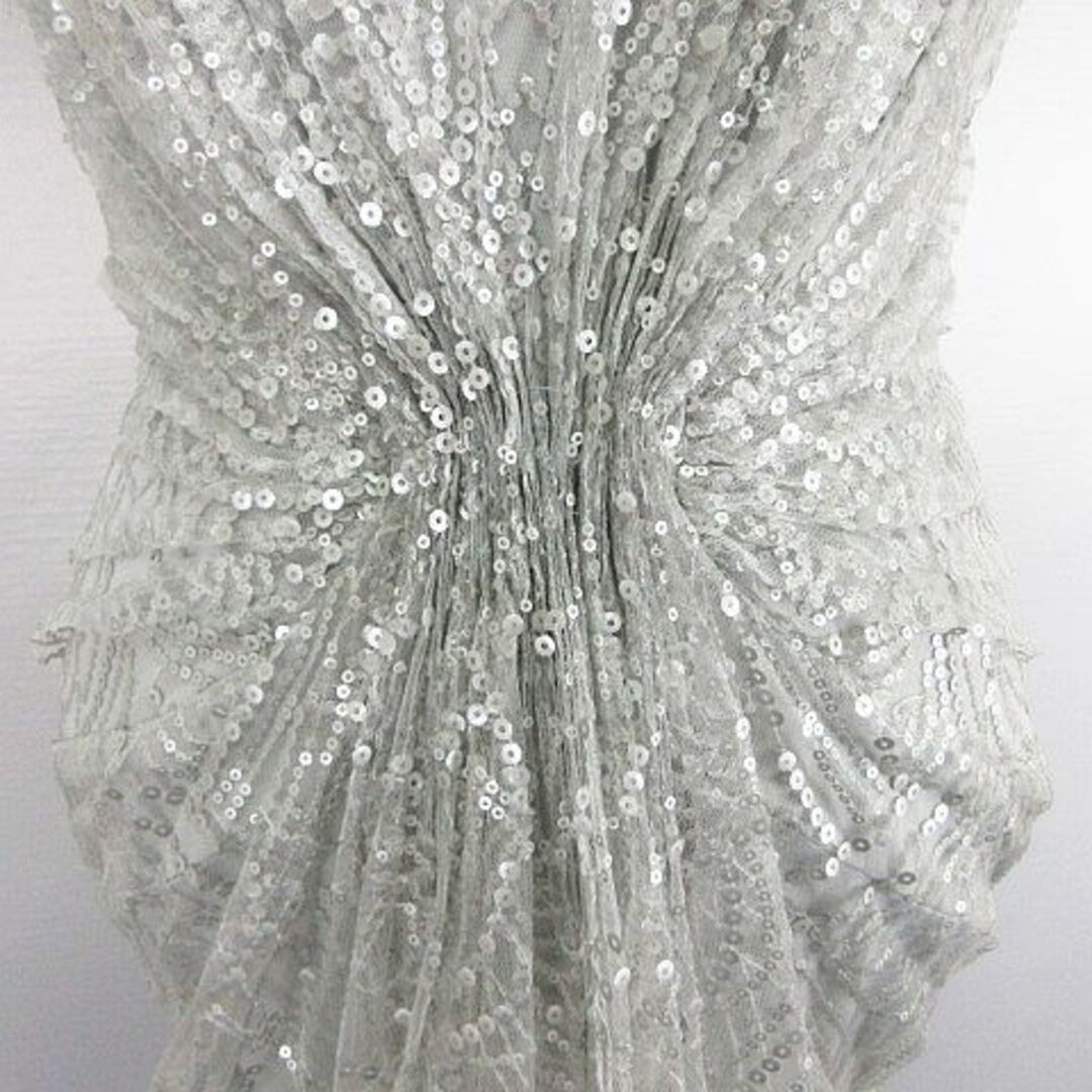 TADASHI SHOJI - タダシショージ ドレス 半袖 ロング丈 ドレープ TADASHI SHOJI - タダシショージ ドレス 半袖 ロング丈 ドレープ
