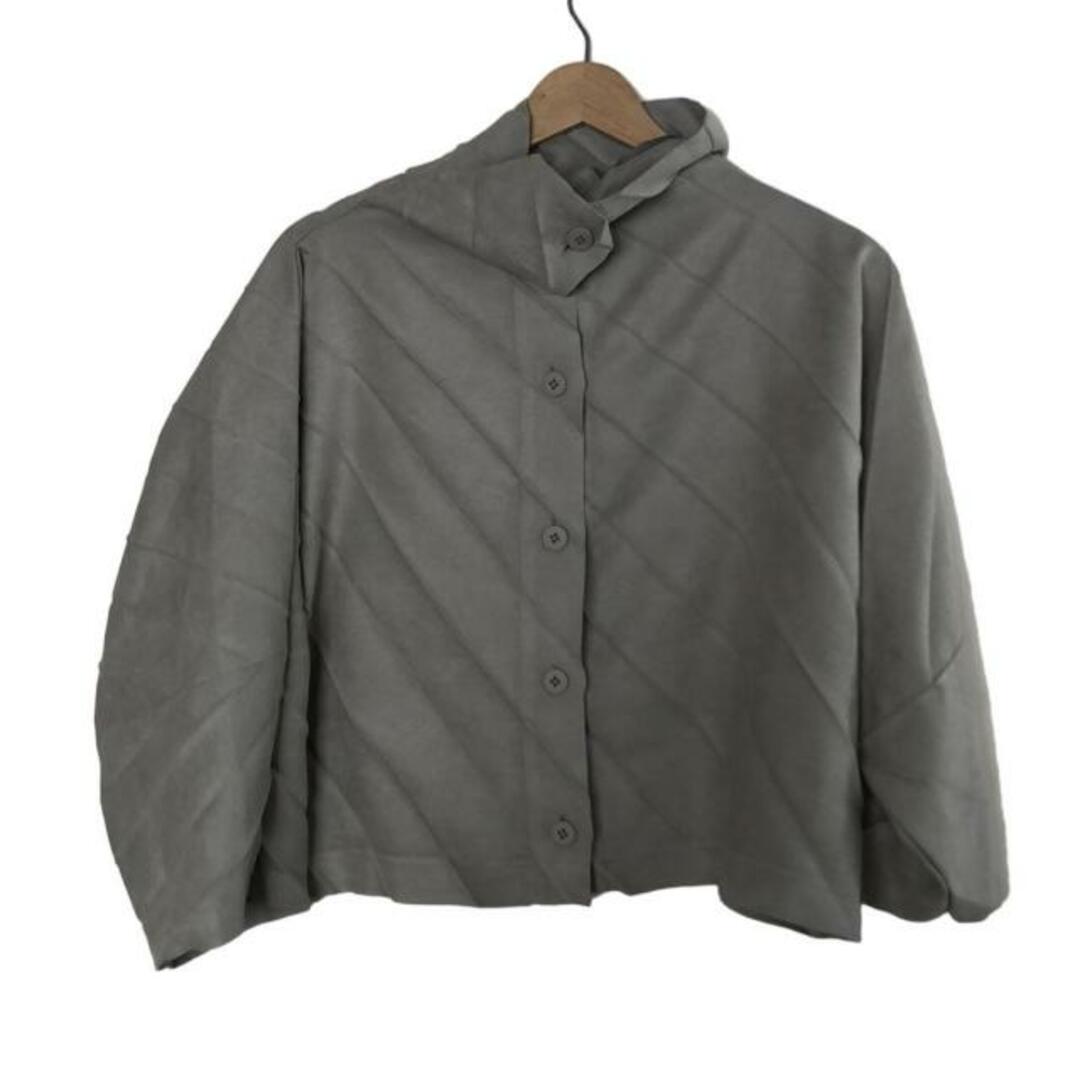 me ISSEY MIYAKE(ミー/イッセイミヤケ) 七分袖シャツブラウス me ISSEY MIYAKE(ミー/イッセイミヤケ) 七分袖シャツブラウス