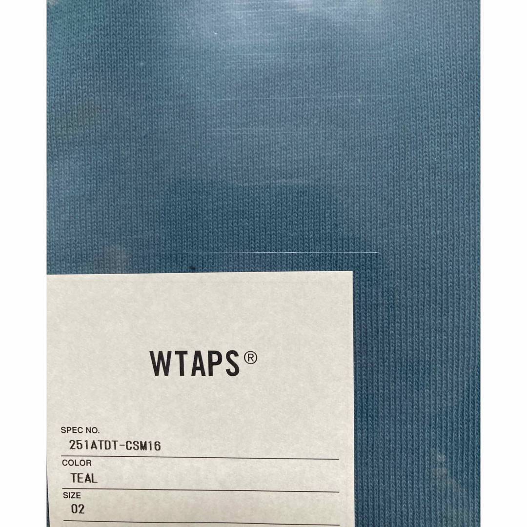 W)taps - WTAPS ダブルタップス IDENTITY LS ロンT ティール M W)taps - WTAPS ダブルタップス IDENTITY LS ロンT ティール M