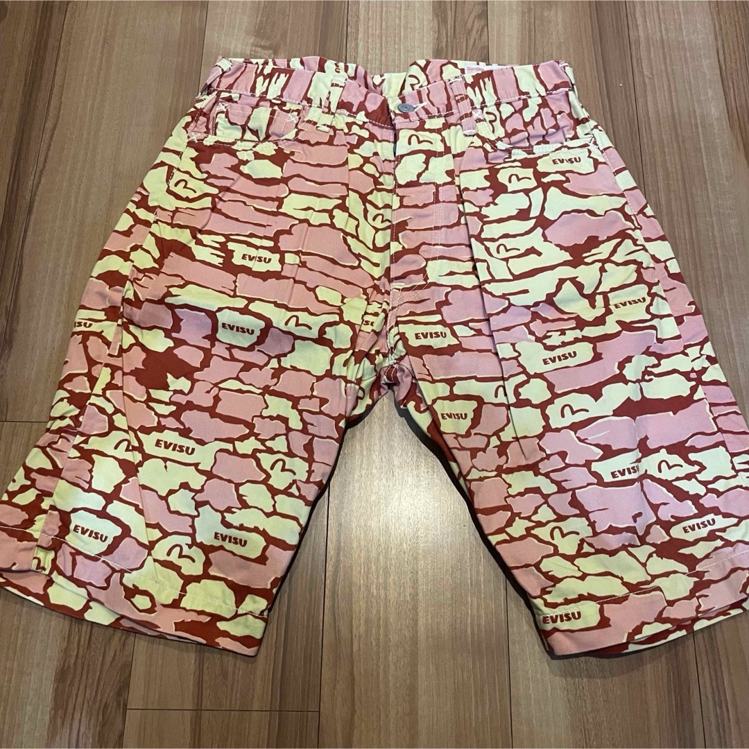 EVISU - サイズ32 水色カモメ 石垣迷彩 2001 ピンク 希少 EVISU - サイズ32 水色カモメ 石垣迷彩 2001 ピンク 希少