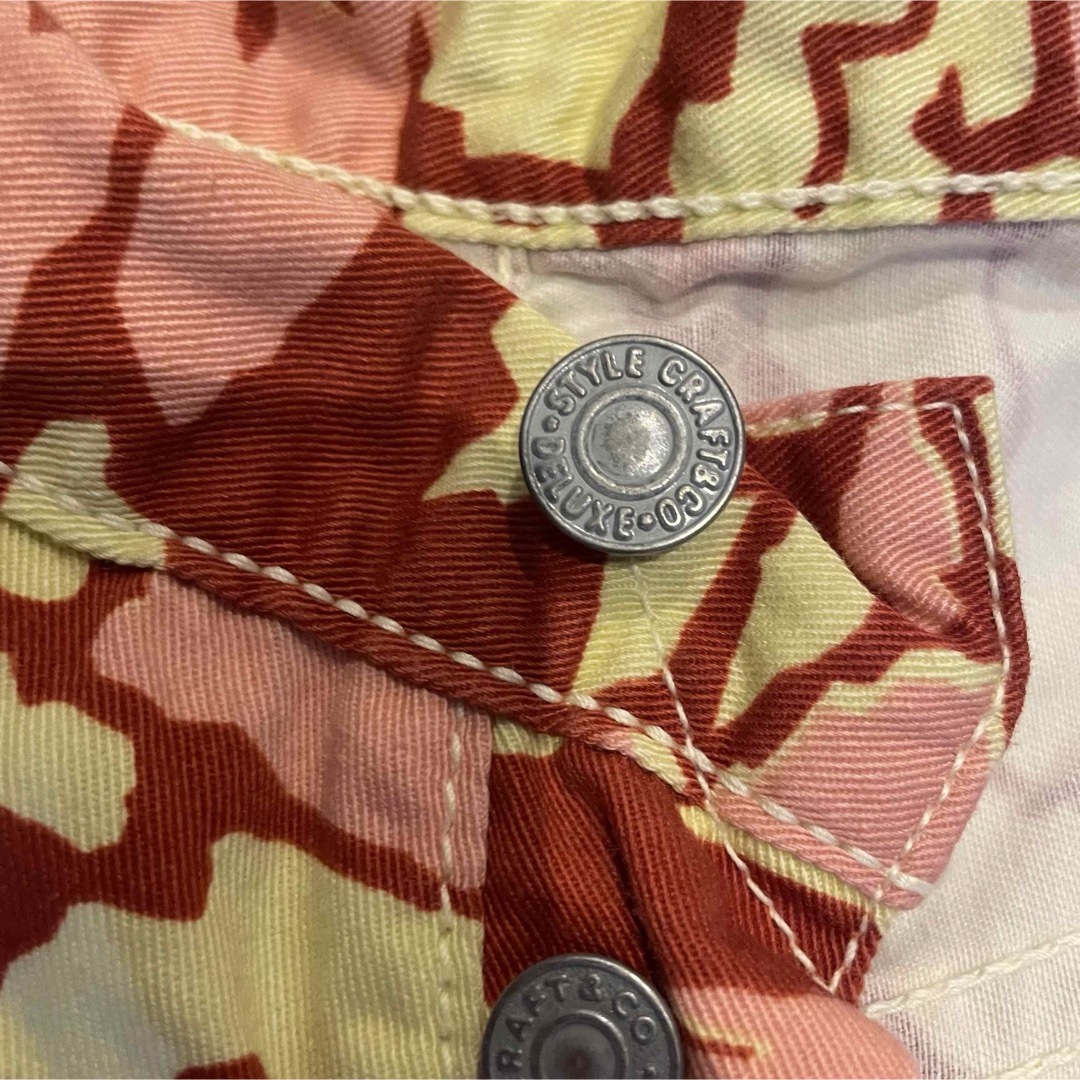 EVISU - サイズ32 水色カモメ 石垣迷彩 2001 ピンク 希少 EVISU - サイズ32 水色カモメ 石垣迷彩 2001 ピンク 希少