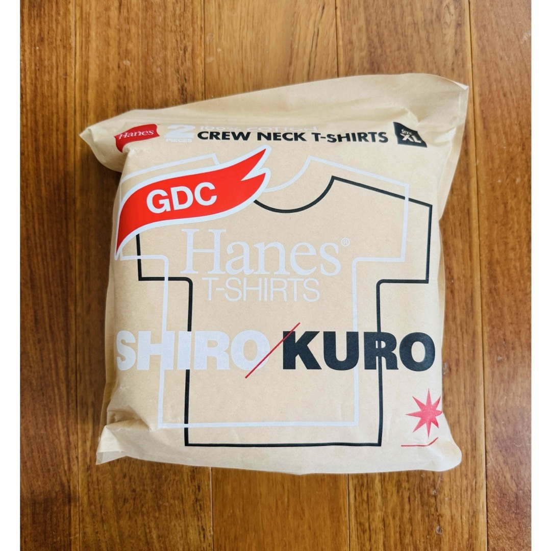 GDC - 【Hanes×GDC】SHIRO KURO 2pack T XLサイズ 未開封の通販 GDC - 【Hanes×GDC】SHIRO KURO 2pack T XLサイズ 未開封の通販