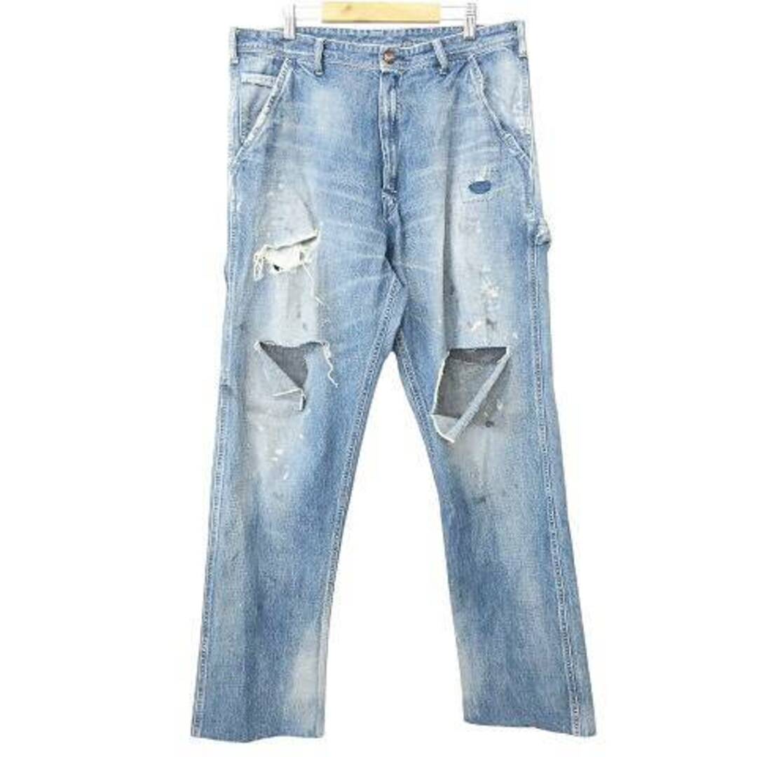 セントマイケル 24ss DENIM PANTS PAINTER デニムパンツの通販 セントマイケル 24ss DENIM PANTS PAINTER デニムパンツの通販