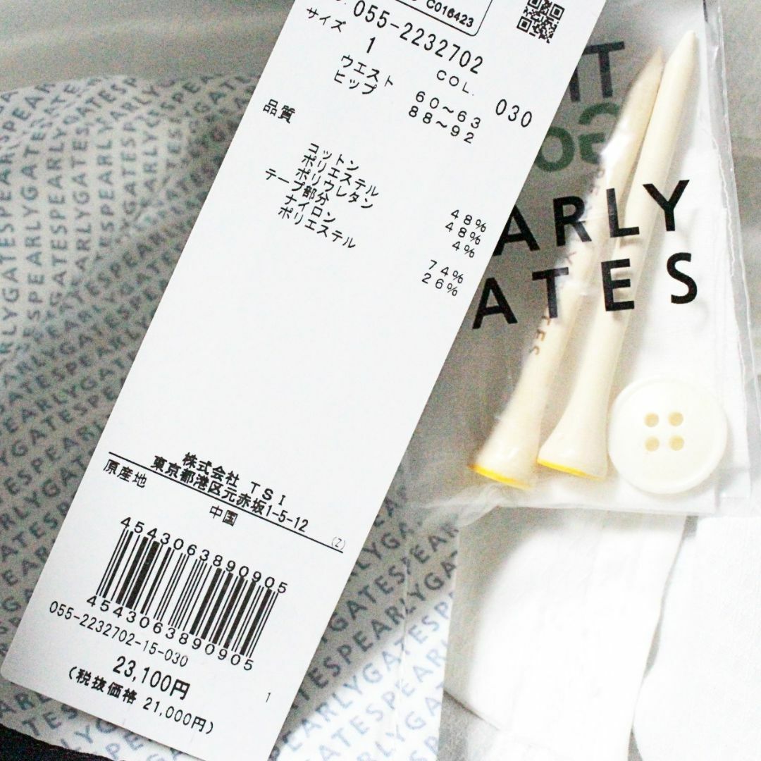 PEARLY GATES - 新品 パーリーゲイツ ティー付 ストレッチ PEARLY GATES - 新品 パーリーゲイツ ティー付 ストレッチ