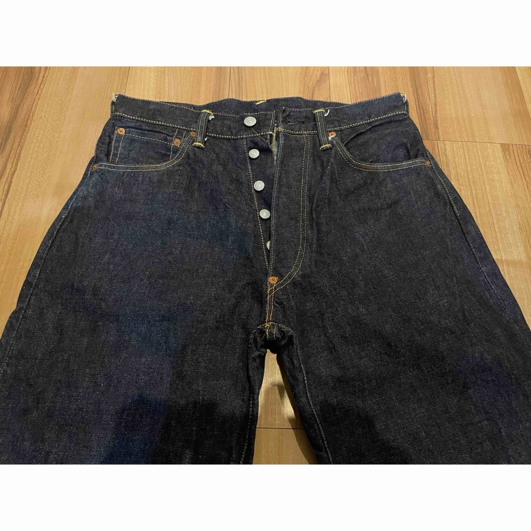 EVISU - サイズ32 ピンクカモメ 濃紺 虎耳 2001 エヴィス エビス EVISU - サイズ32 ピンクカモメ 濃紺 虎耳 2001 エヴィス エビス