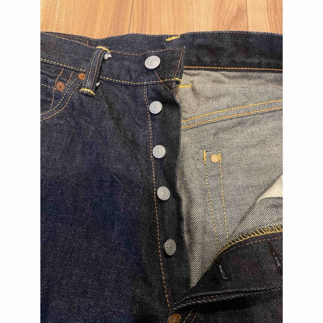 EVISU - サイズ32 ピンクカモメ 濃紺 虎耳 2001 エヴィス エビス EVISU - サイズ32 ピンクカモメ 濃紺 虎耳 2001 エヴィス エビス