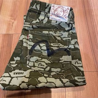 EVISU - サイズ32 黒カモメ 石垣迷彩 2005 希少 エヴィス エビス EVISU - サイズ32 黒カモメ 石垣迷彩 2005 希少 エヴィス エビス