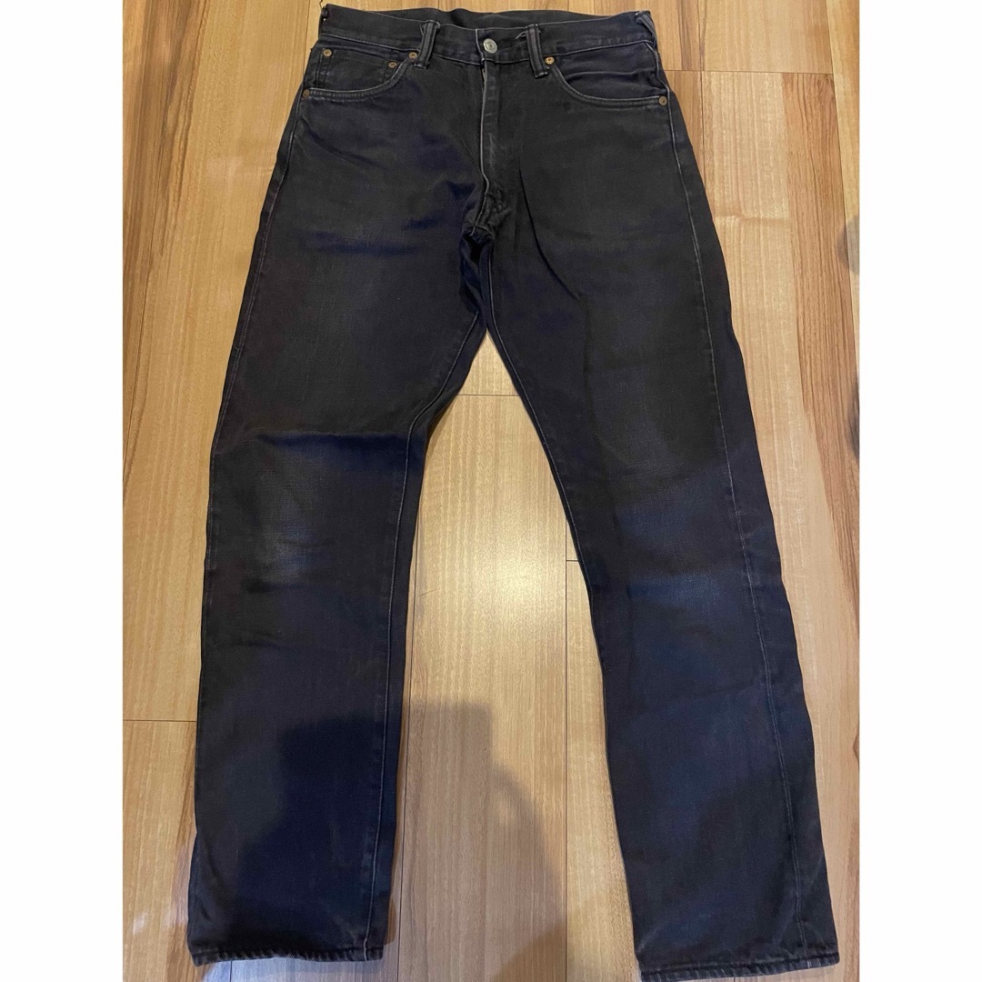 EVISU - サイズ34 赤カモメ ブラックデニム 2005 赤耳 エヴィス EVISU - サイズ34 赤カモメ ブラックデニム 2005 赤耳 エヴィス