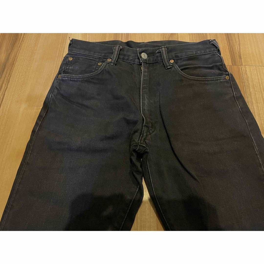 EVISU - サイズ30 赤カモメ ブラックデニム 2005 赤耳 エヴィス EVISU - サイズ30 赤カモメ ブラックデニム 2005 赤耳 エヴィス
