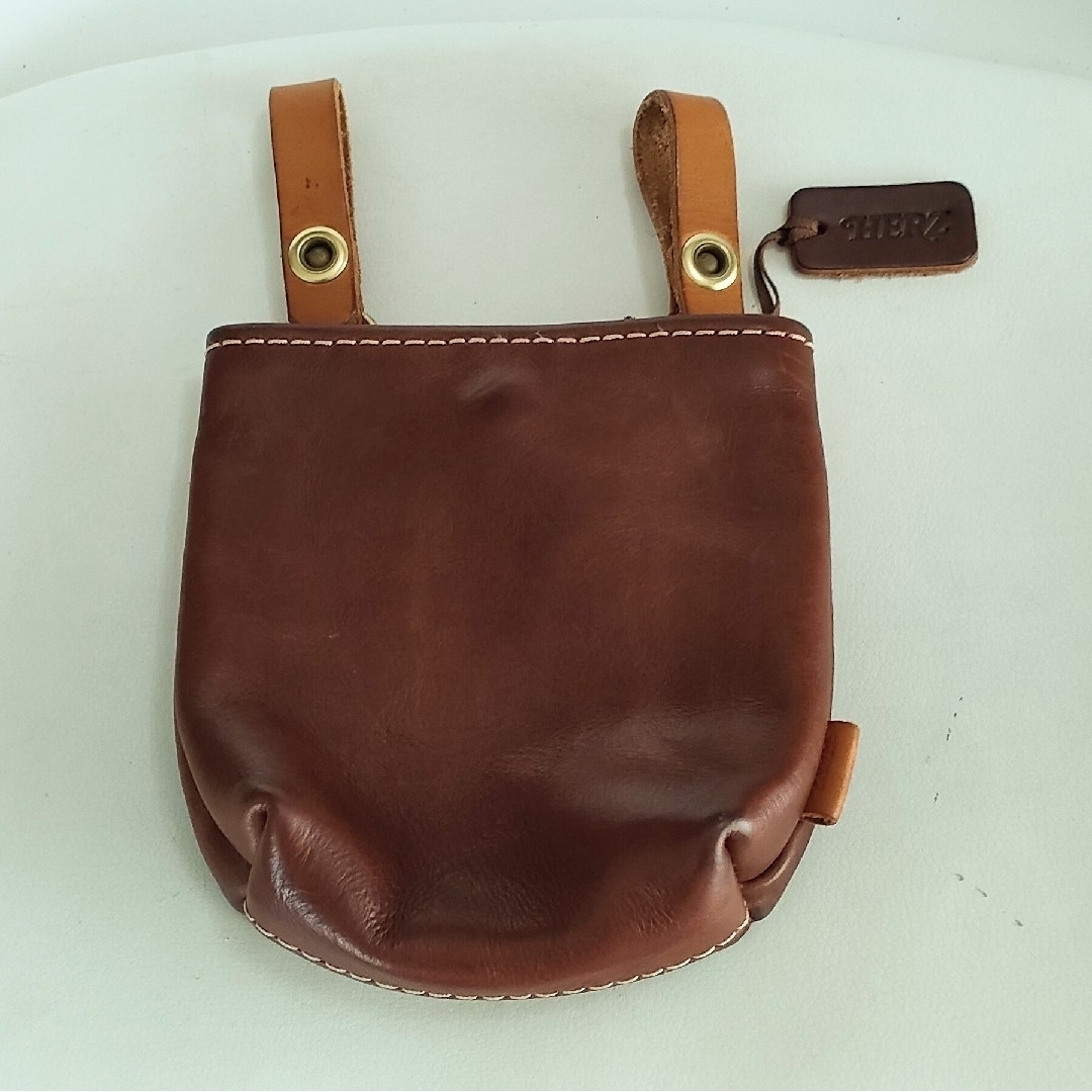 HERZ - 【希少】HERZ ヘルツ ベルトポーチ レザーの通販 by みる HERZ - 【希少】HERZ ヘルツ ベルトポーチ レザーの通販 by みる