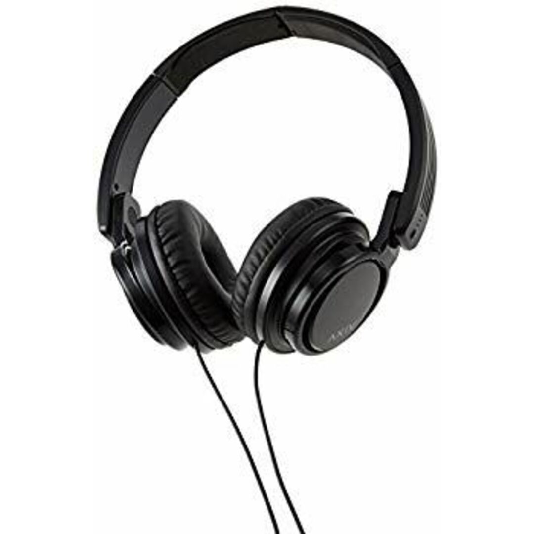 JVC HA-S200-B 密閉型ヘッドホン 折りたたみ式 DJユースモデル ブラック tf8su2k スマホ/家電/カメラのオーディオ機器(ヘッドフォン/イヤフォン)の商品写真