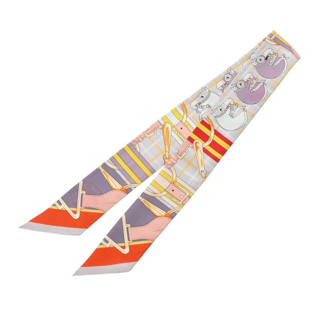 HERMES - 未使用 エルメス HERMES レディース スカーフ グレー系 HERMES - 未使用 エルメス HERMES レディース スカーフ グレー系