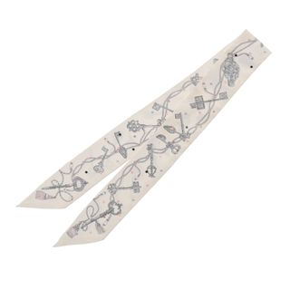 HERMES - エルメス ツイリー シルク BRIDES DE GALA EN FLEURS HERMES - エルメス ツイリー シルク BRIDES DE GALA EN FLEURS