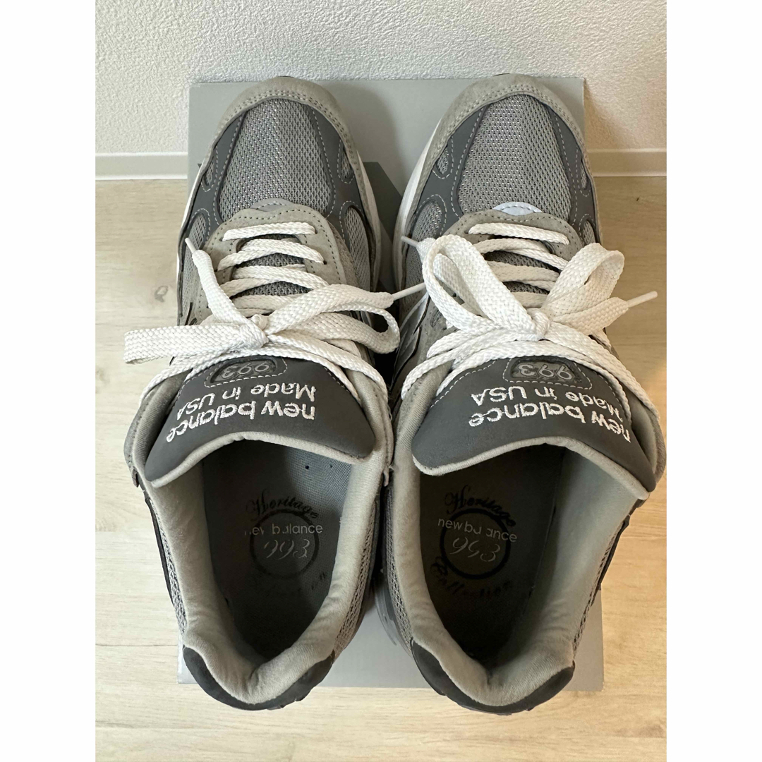New Balance - New Balance ニューバランス993 グレー 27.5cmの New Balance - New Balance ニューバランス993 グレー 27.5cmの