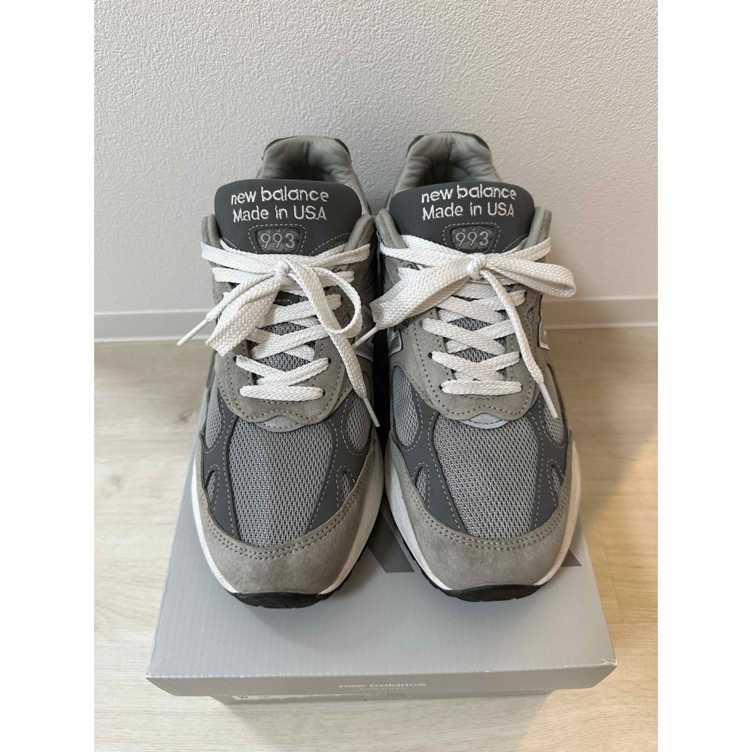 New Balance - New Balance ニューバランス993 グレー 27.5cmの New Balance - New Balance ニューバランス993 グレー 27.5cmの