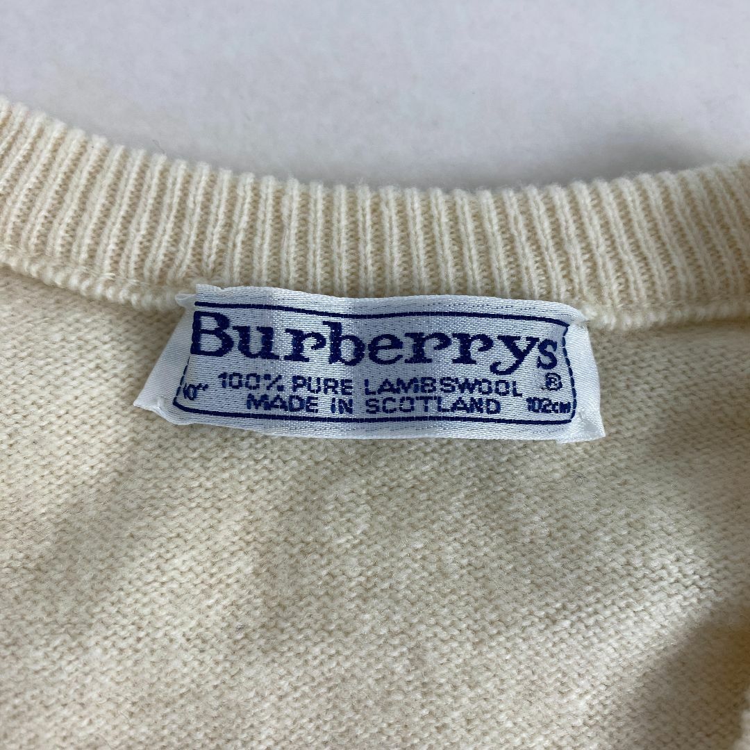 BURBERRY - バーバリー ニット セーター ロゴ刺しゅう ウール BURBERRY - バーバリー ニット セーター ロゴ刺しゅう ウール