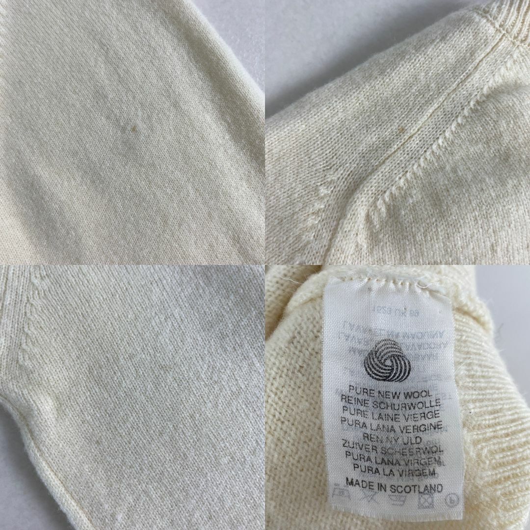 BURBERRY - バーバリー ニット セーター ロゴ刺しゅう ウール BURBERRY - バーバリー ニット セーター ロゴ刺しゅう ウール