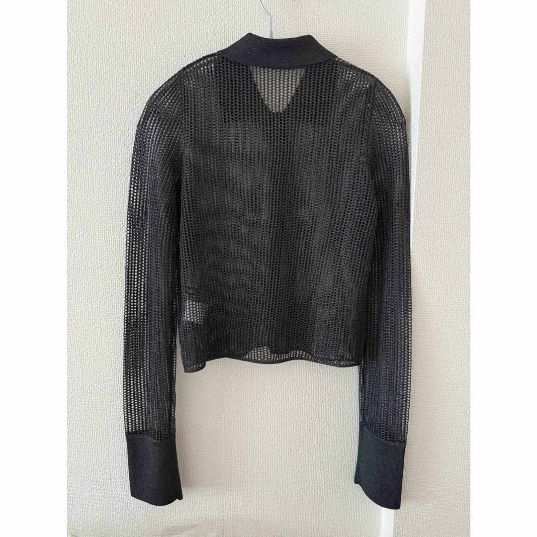 ánuans - ☆美品☆ 完売anuans ラメメッシュニットポロシャツ ánuans - ☆美品☆ 完売anuans ラメメッシュニットポロシャツ