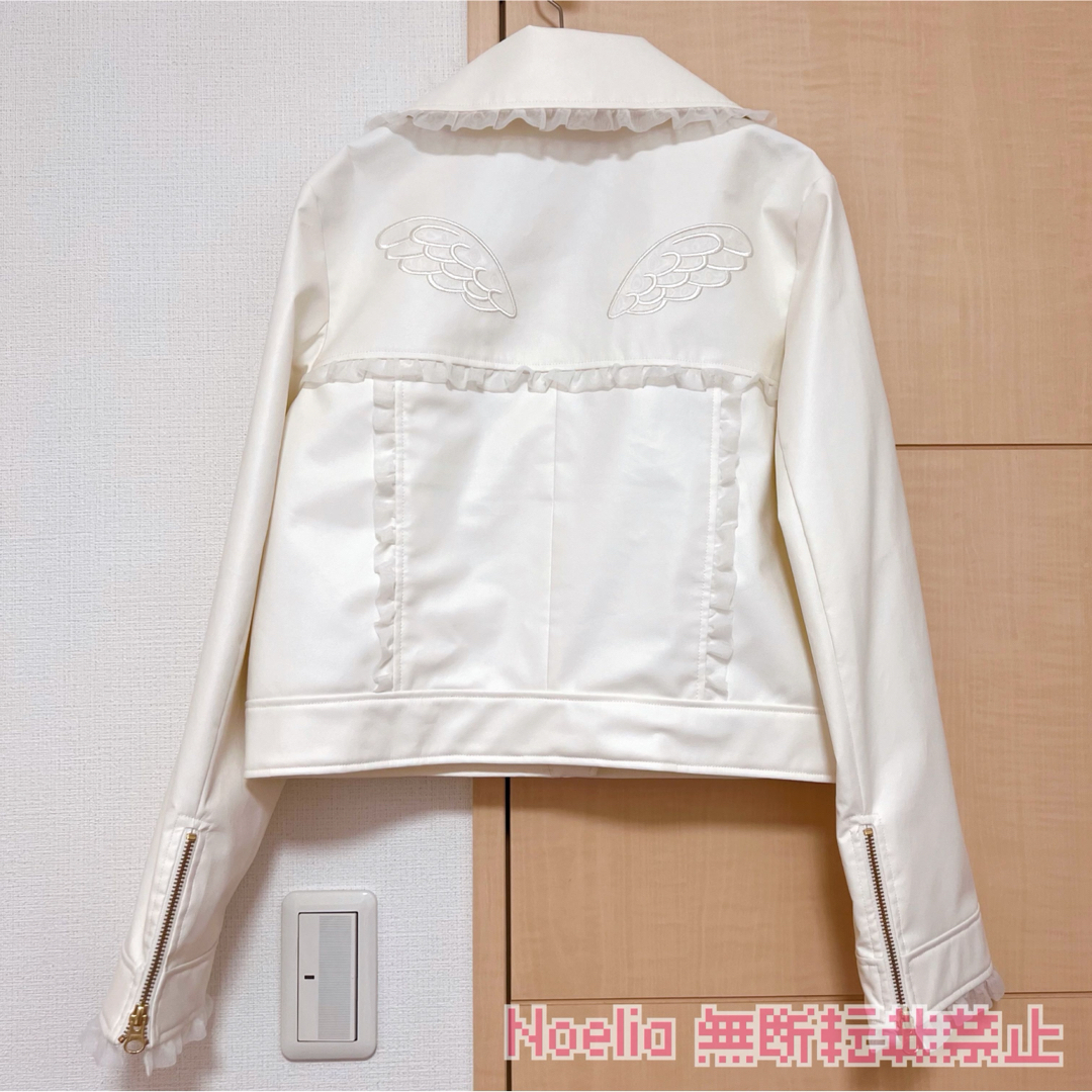 Angelic Pretty - Angelicライダースジャケット(シロ)の通販 by Angelic Pretty - Angelicライダースジャケット(シロ)の通販 by