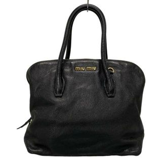 MIU MIU(ハンドバッグ ・ ブラック/黒色系)のフリマアイテム一覧 MIU MIU(ハンドバッグ ・ ブラック/黒色系)のフリマアイテム一覧