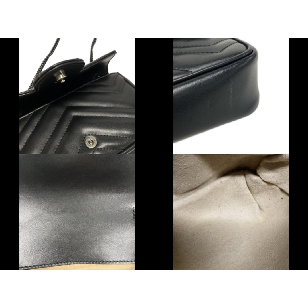 GUCCI - GUCCI(グッチ) ショルダーバッグ美品 GGマーモント