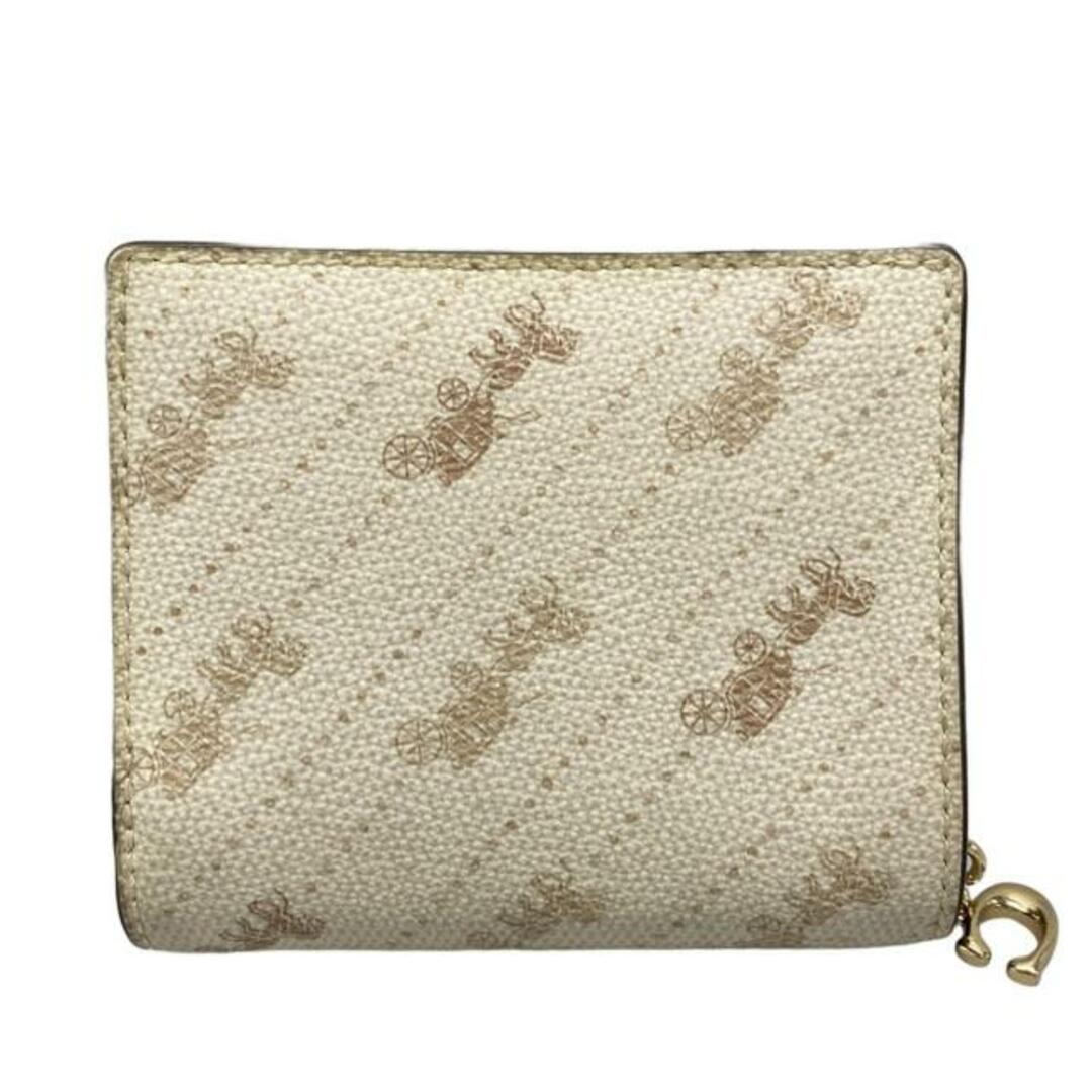 COACH - COACH(コーチ) 2つ折り財布 - C4104 アイボリー COACH - COACH(コーチ) 2つ折り財布 - C4104 アイボリー