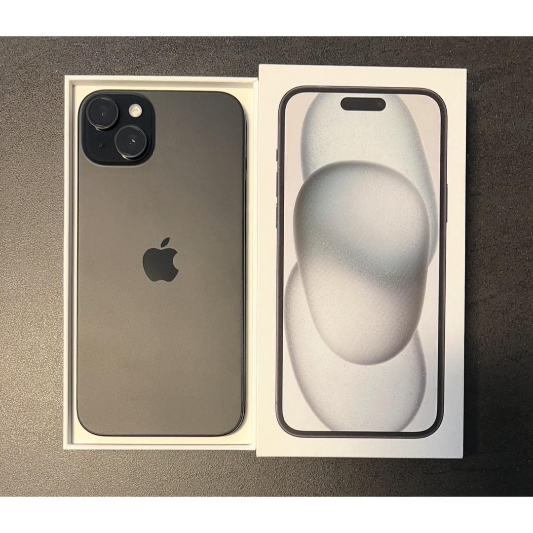 iPhone - iphone 15 Plus 128GB バッテリー100% ブラック充放電1 iPhone - iphone 15 Plus 128GB バッテリー100% ブラック充放電1