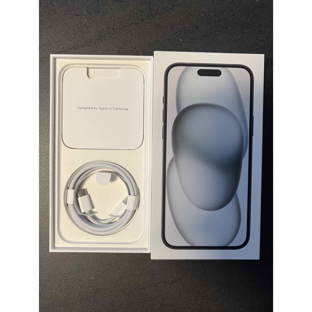 iPhone - iphone 15 Plus 128GB バッテリー100% ブラック充放電1 iPhone - iphone 15 Plus 128GB バッテリー100% ブラック充放電1