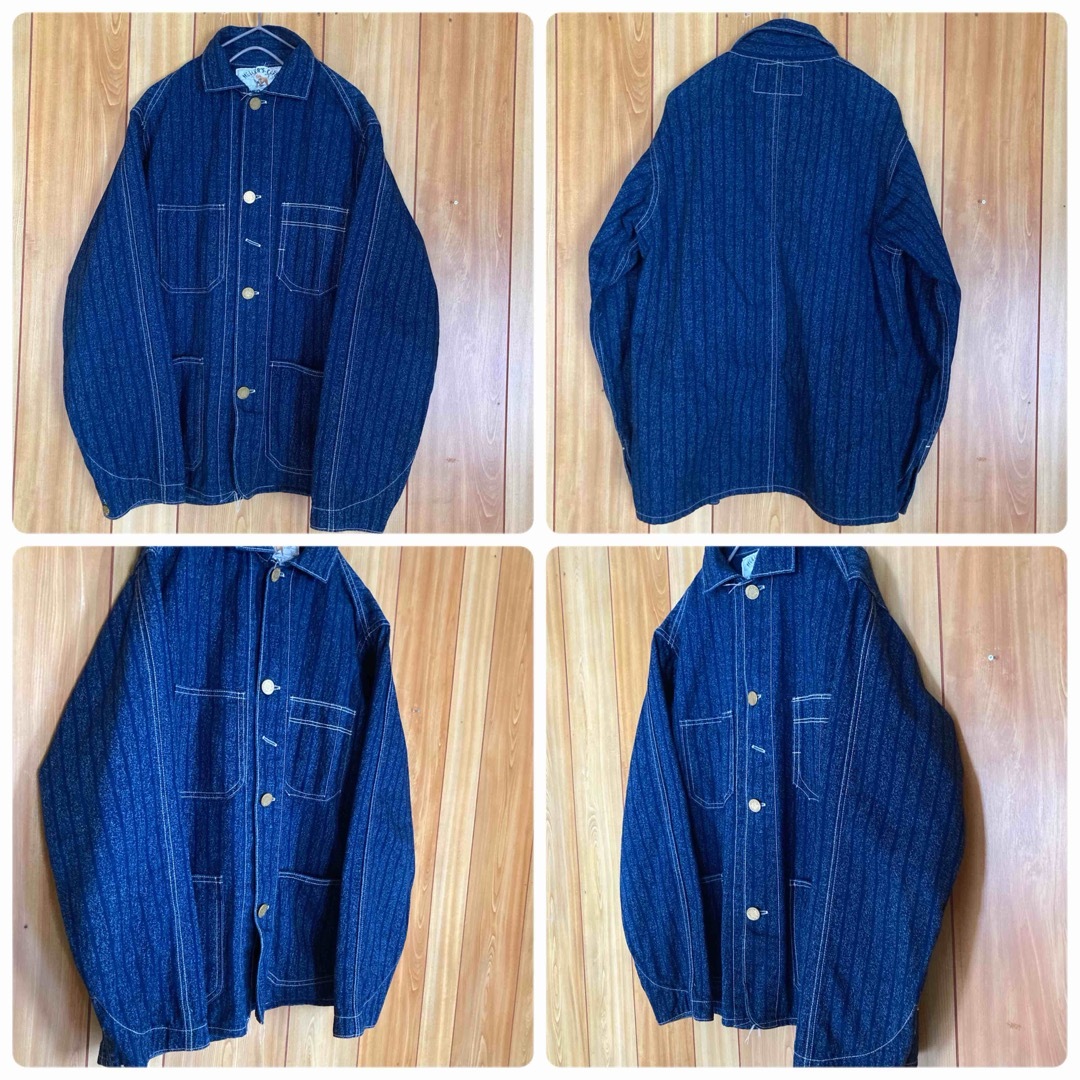 WAREHOUSE - 極美品 WAREHOUSE ヘラーズカフェ カバーオール WAREHOUSE - 極美品 WAREHOUSE ヘラーズカフェ カバーオール
