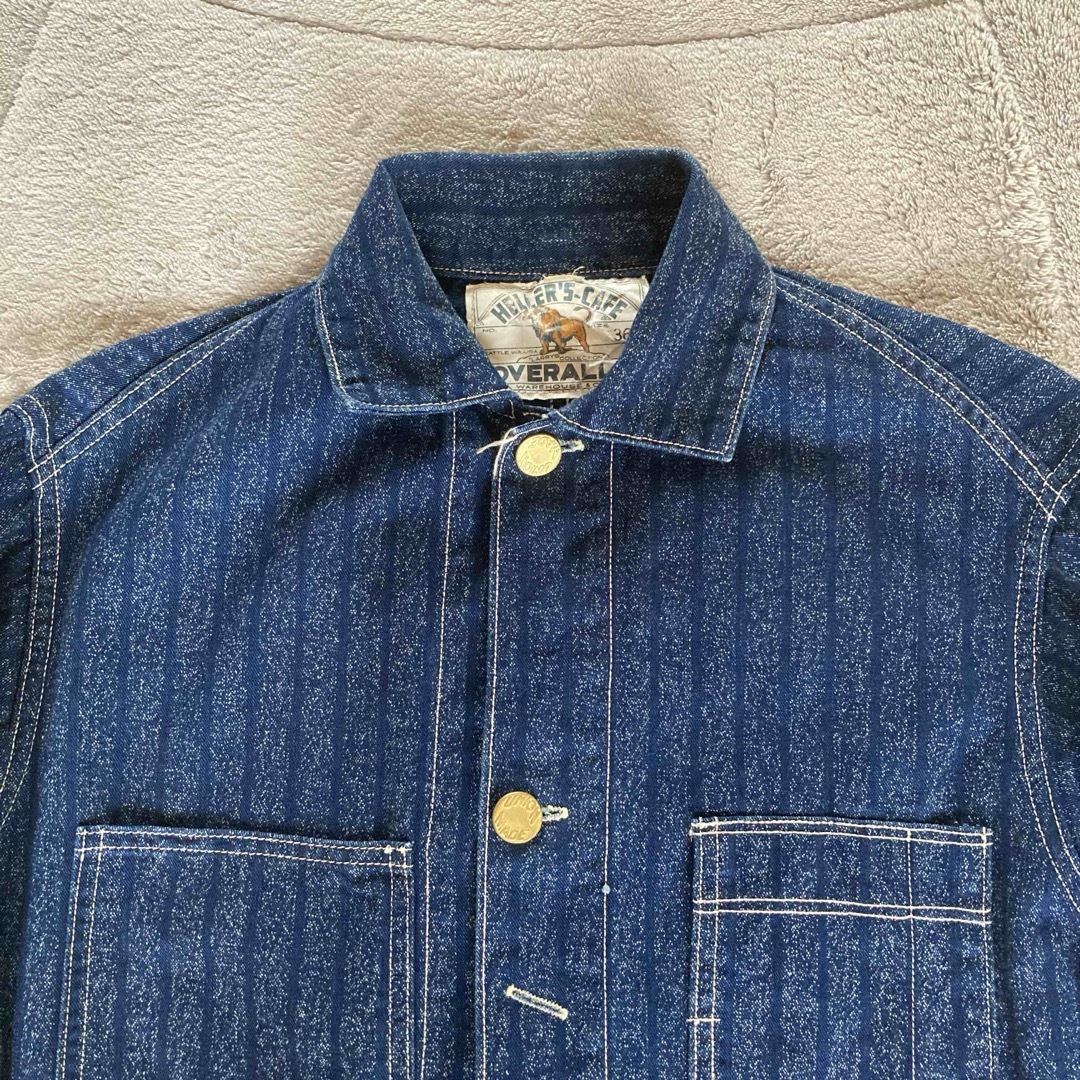 WAREHOUSE - 極美品 WAREHOUSE ヘラーズカフェ カバーオール WAREHOUSE - 極美品 WAREHOUSE ヘラーズカフェ カバーオール