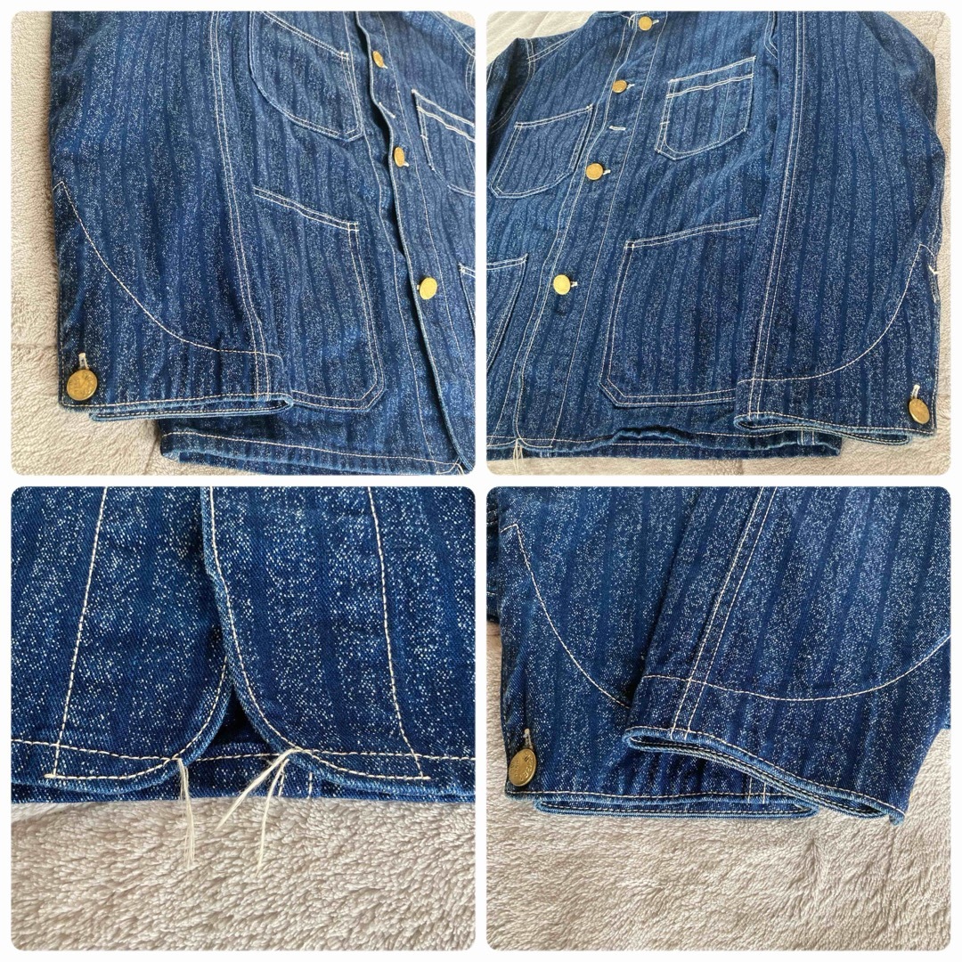 WAREHOUSE - 極美品 WAREHOUSE ヘラーズカフェ カバーオール WAREHOUSE - 極美品 WAREHOUSE ヘラーズカフェ カバーオール