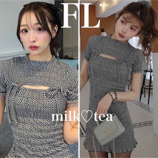 Darich - 新品タグ付 ダーリッチ リボンシャーリングギンガム
