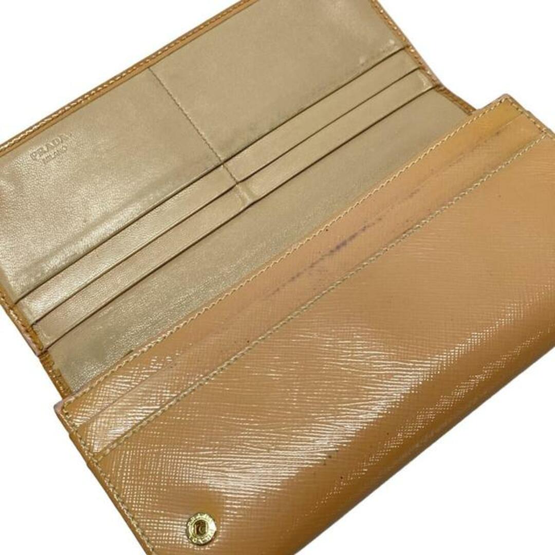 PRADA - PRADA(プラダ) 長財布 - ピンクベージュ レザーの通販 PRADA - PRADA(プラダ) 長財布 - ピンクベージュ レザーの通販