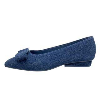 Salvatore Ferragamo(ハイヒール/パンプス ・ ブルー・ネイビー Salvatore Ferragamo(ハイヒール/パンプス ・ ブルー・ネイビー