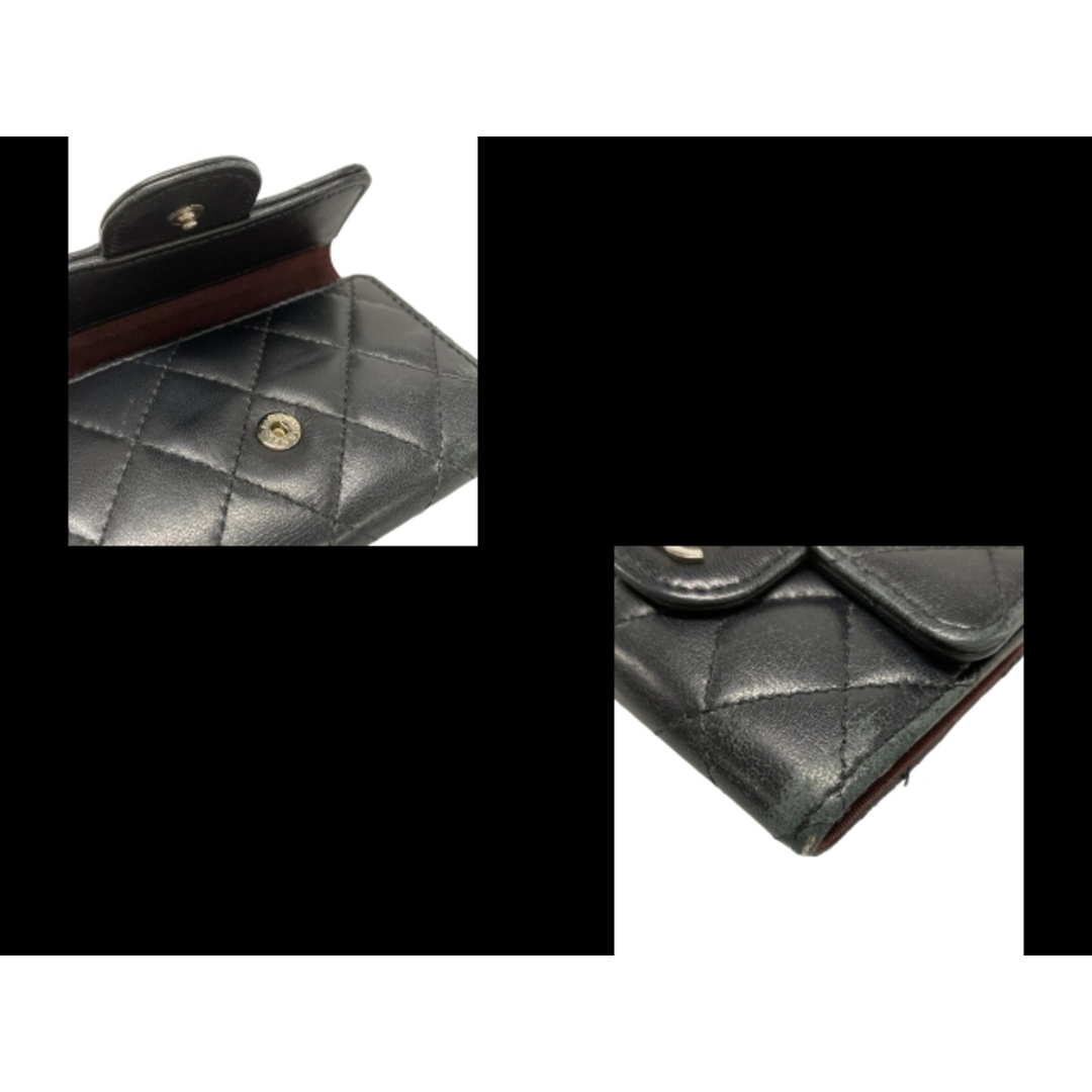 CHANEL - CHANEL(シャネル) キーケース マトラッセ 黒 4連フック CHANEL - CHANEL(シャネル) キーケース マトラッセ 黒 4連フック