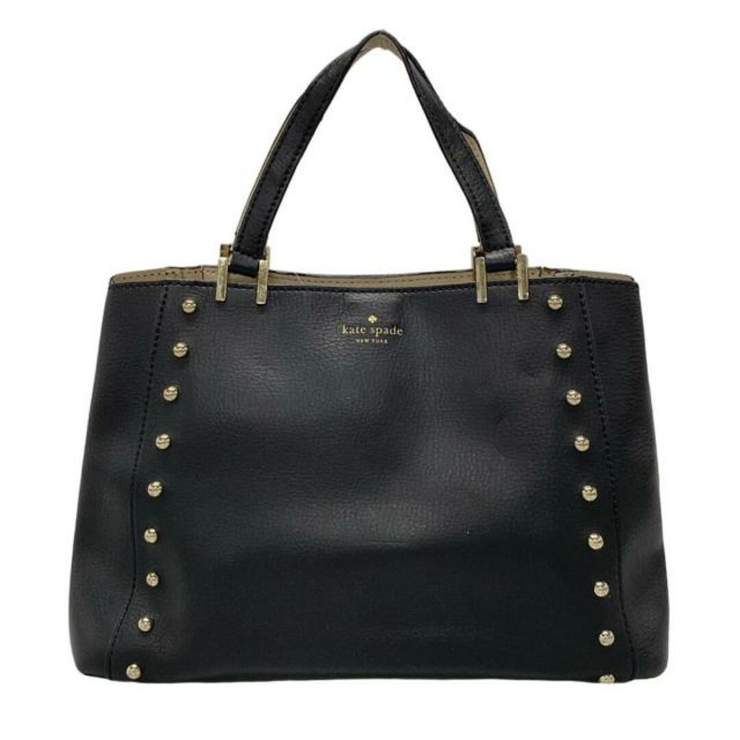 kate spade NEW YORK - Kate spade(ケイトスペード) ハンドバッグ - WKRU5303 黒×アイボリー タッズ/2WAY レザー